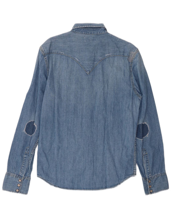 LEVI'S Chemise en Jean Homme Bleu Moyen Coton