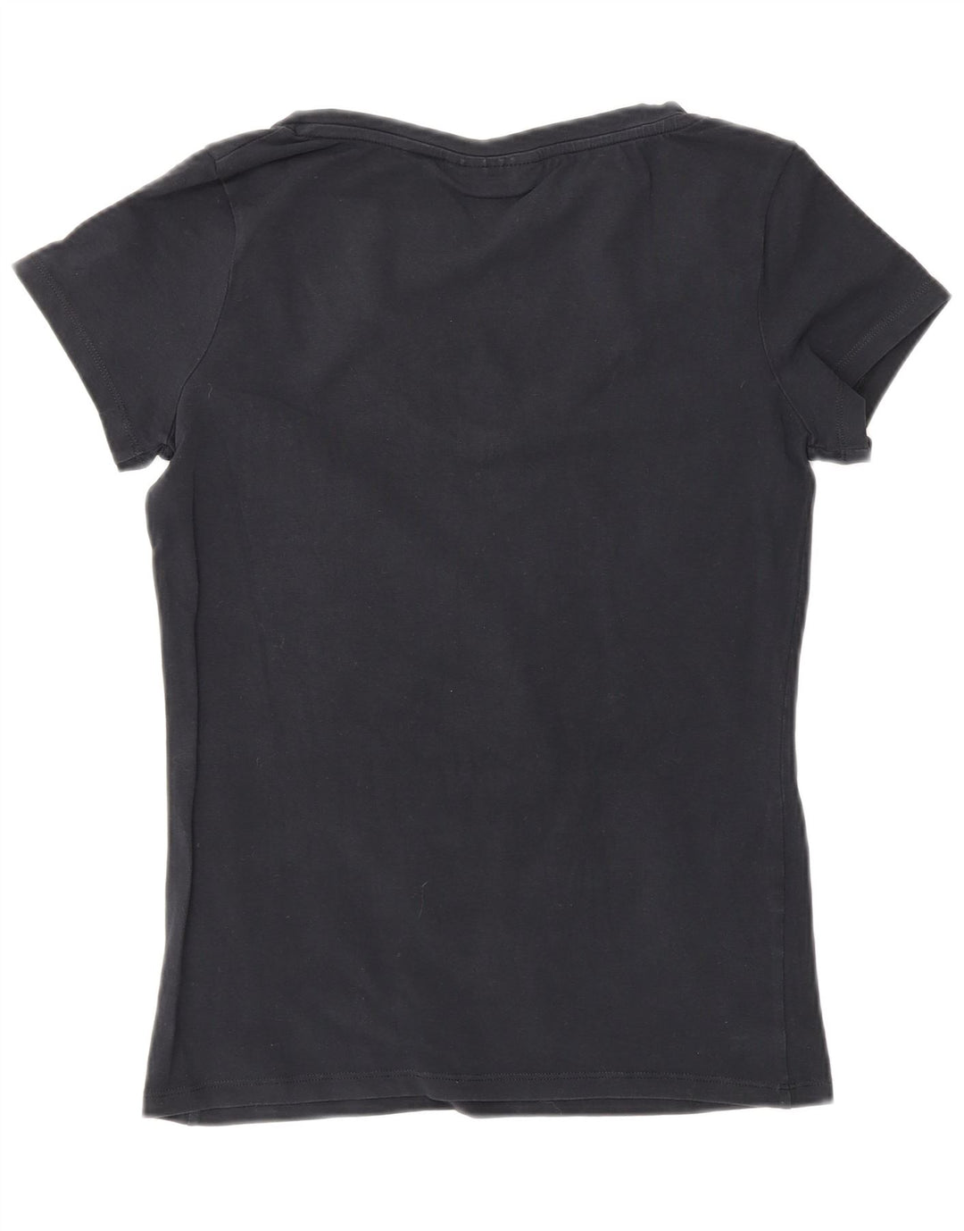 Lee T-Shirt Femme Top UK 14 Large Noir