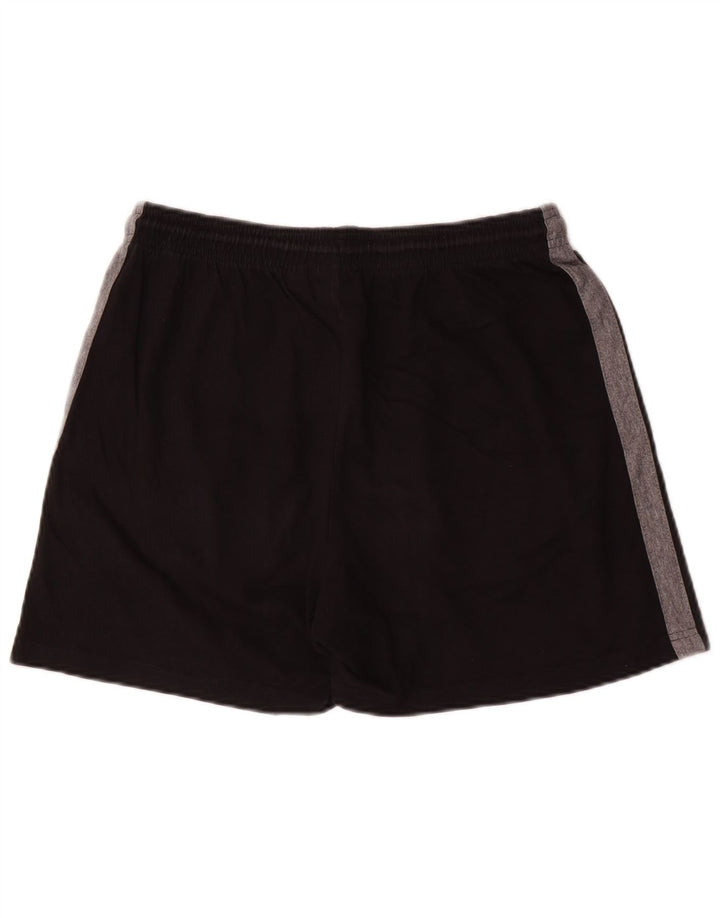 Fila Short de Sport Homme Noir Moyen Coton Colorblock