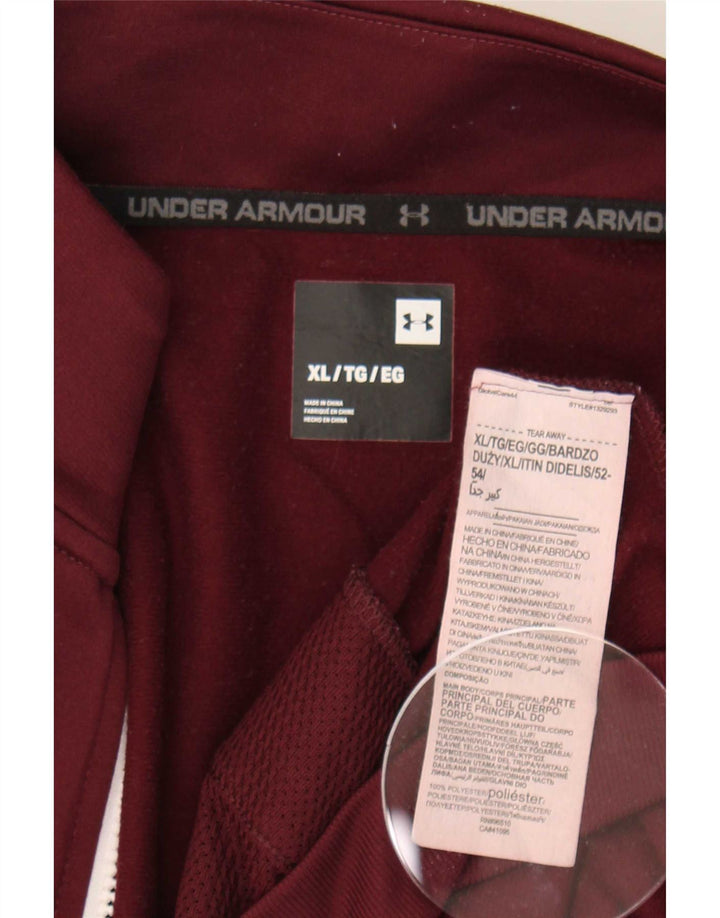 Under Armour Veste de survêtement pour homme XL Bordeaux Polyester
