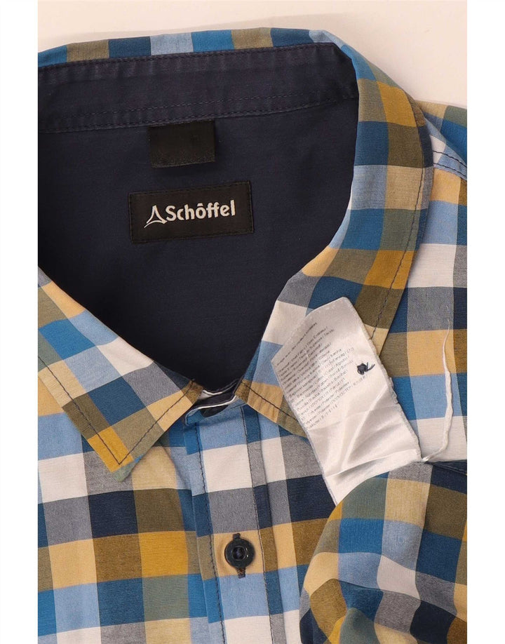 Schoffel Chemise Homme Grand Carreau Multicolore Coton