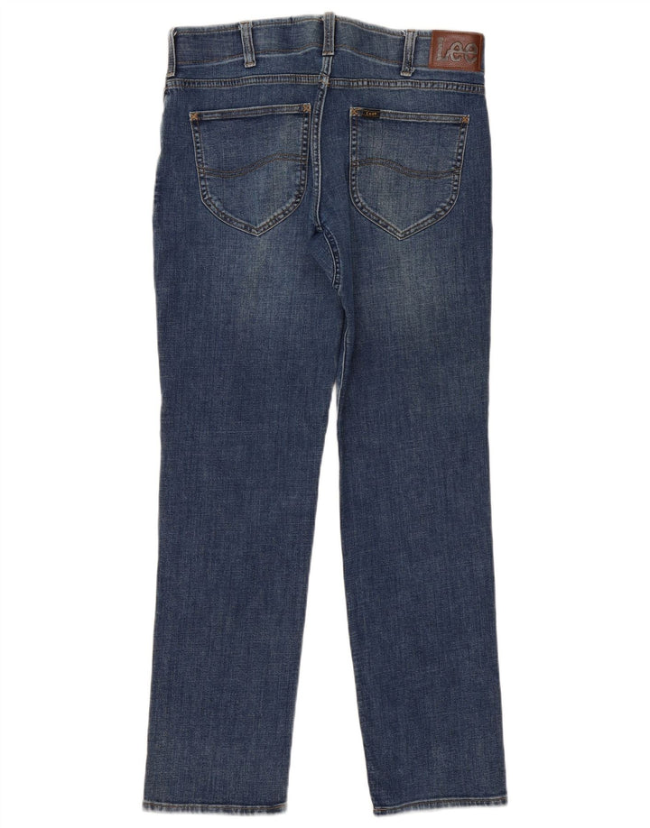 Lee Jean Droit Fuselé W34 L31 Homme Bleu