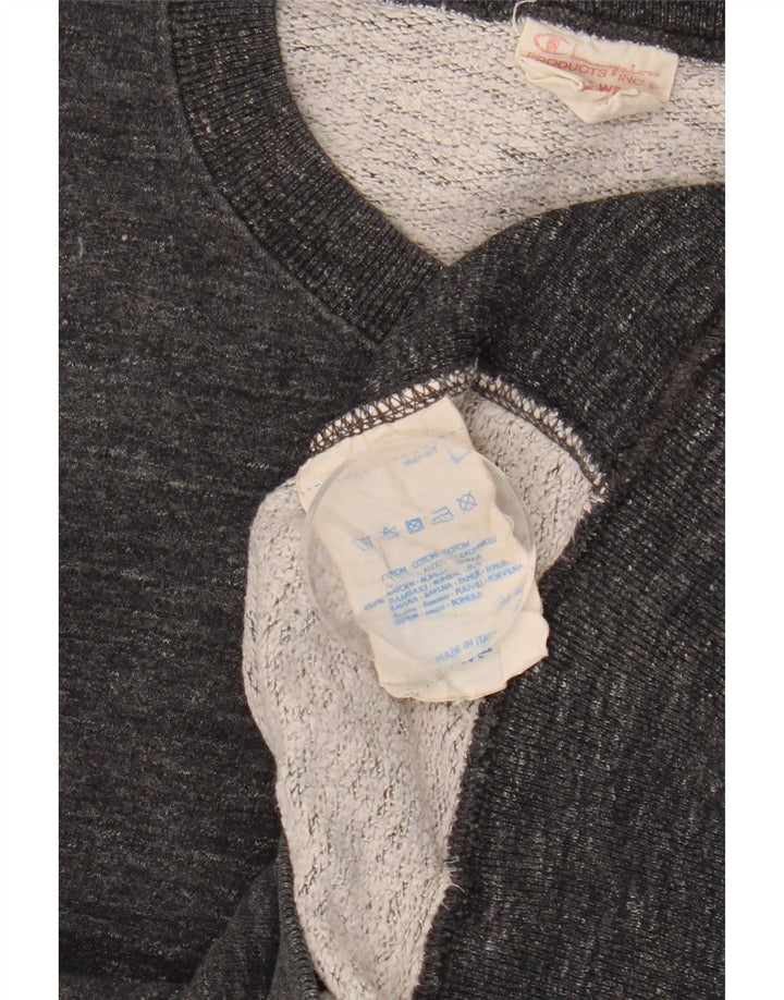 Champion Pull Col Ras-du-Cou Homme Gris Moyen Moucheté Coton
