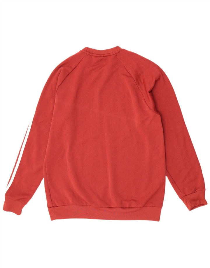 Adidas Sweat-shirt Homme Rouge Moyen Polyester