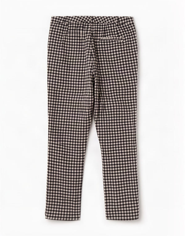 Marks & Spencer Pantalon de costume court pour femme UK 16 Large W34 L24 Vichy noir