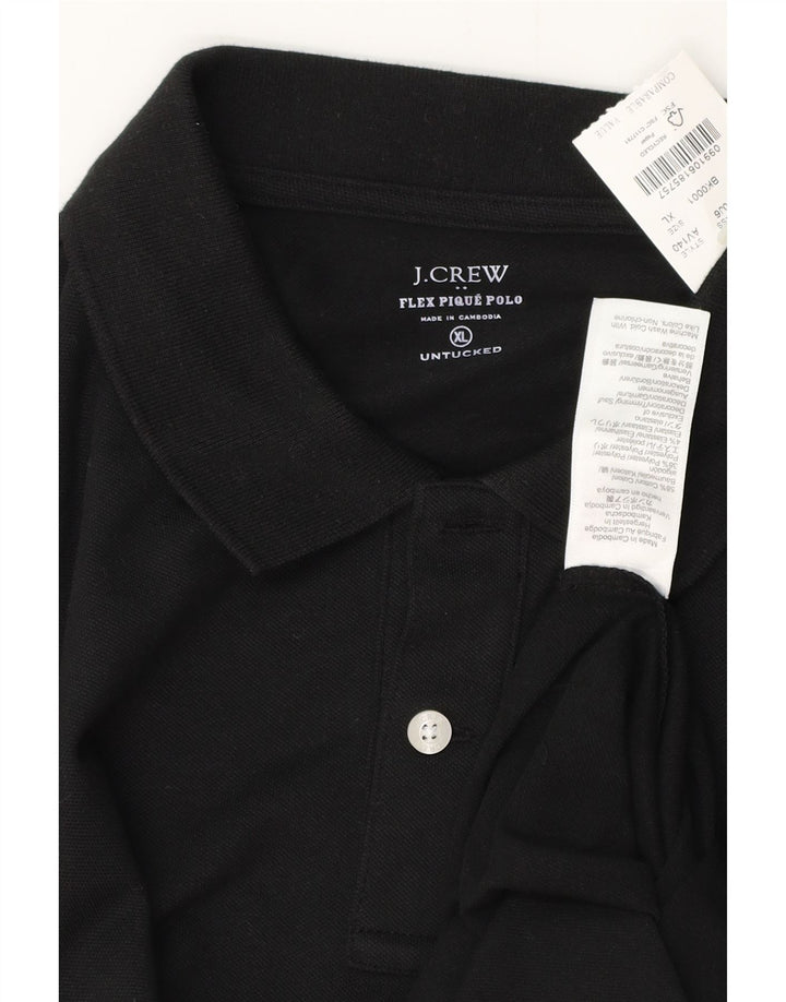 J. CREW Polo Homme XL Noir Coton