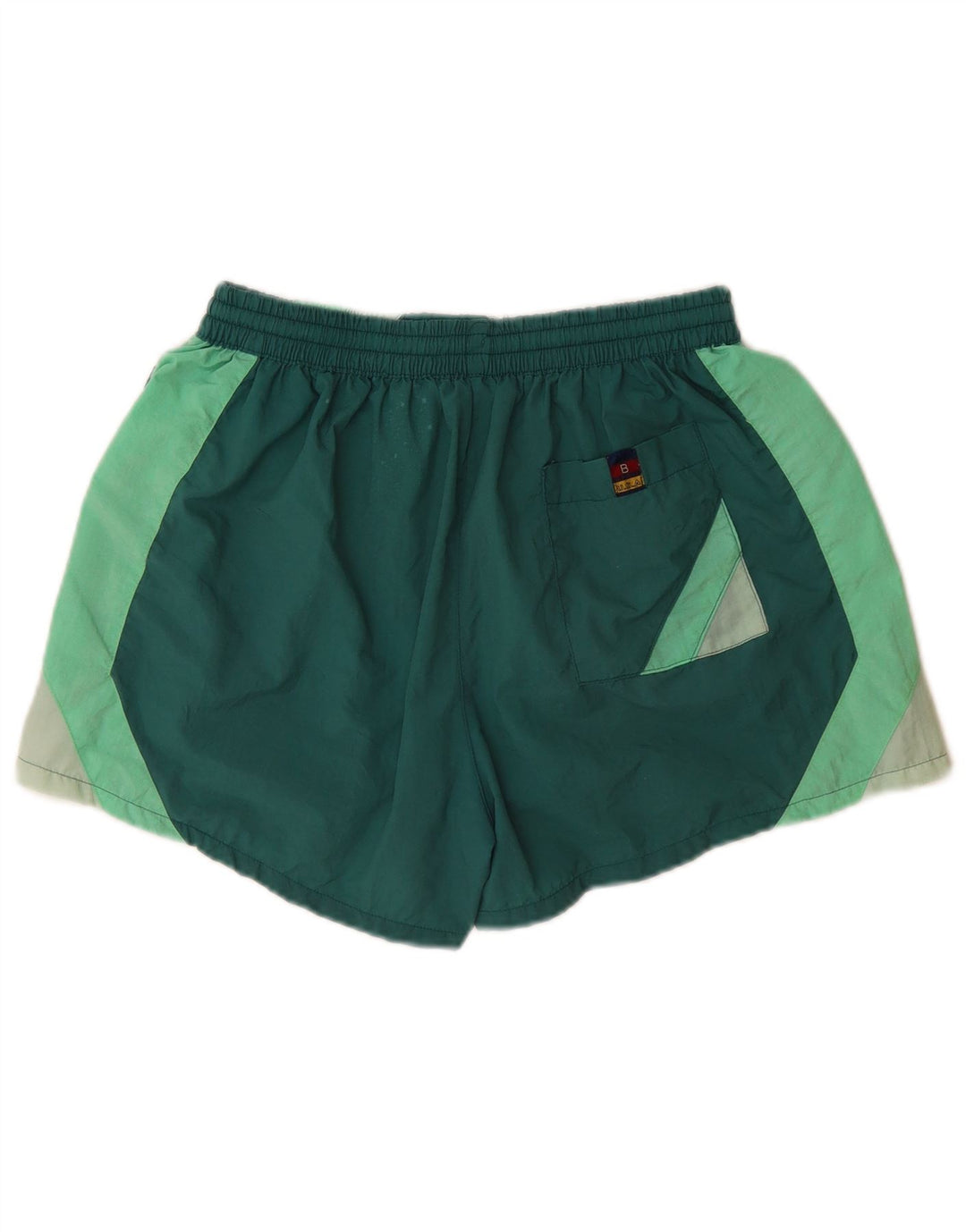SWASH Short de Bain Garçon 11-12 ans Polyamide Colorblock Vert Moyen
