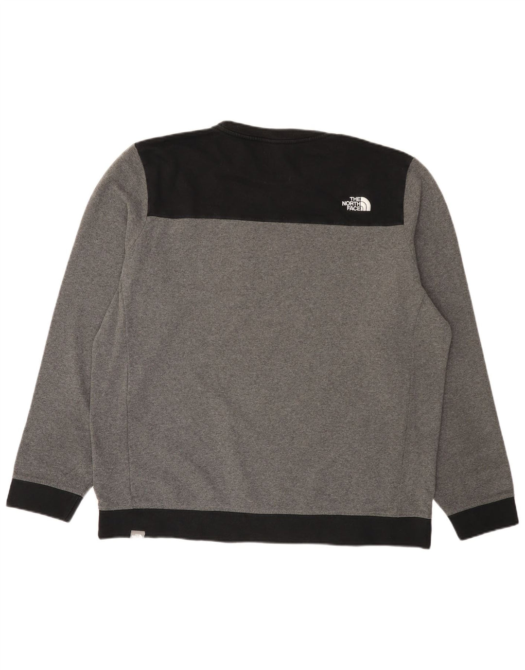 The North Face Sweat-shirt pour homme 2XL Gris Colorblock Coton Moderne