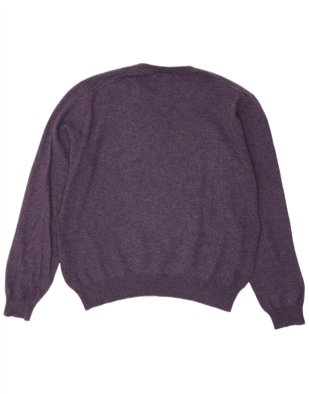 POLO RALPH LAUREN Pull à col rond pour homme Large Violet Moucheté