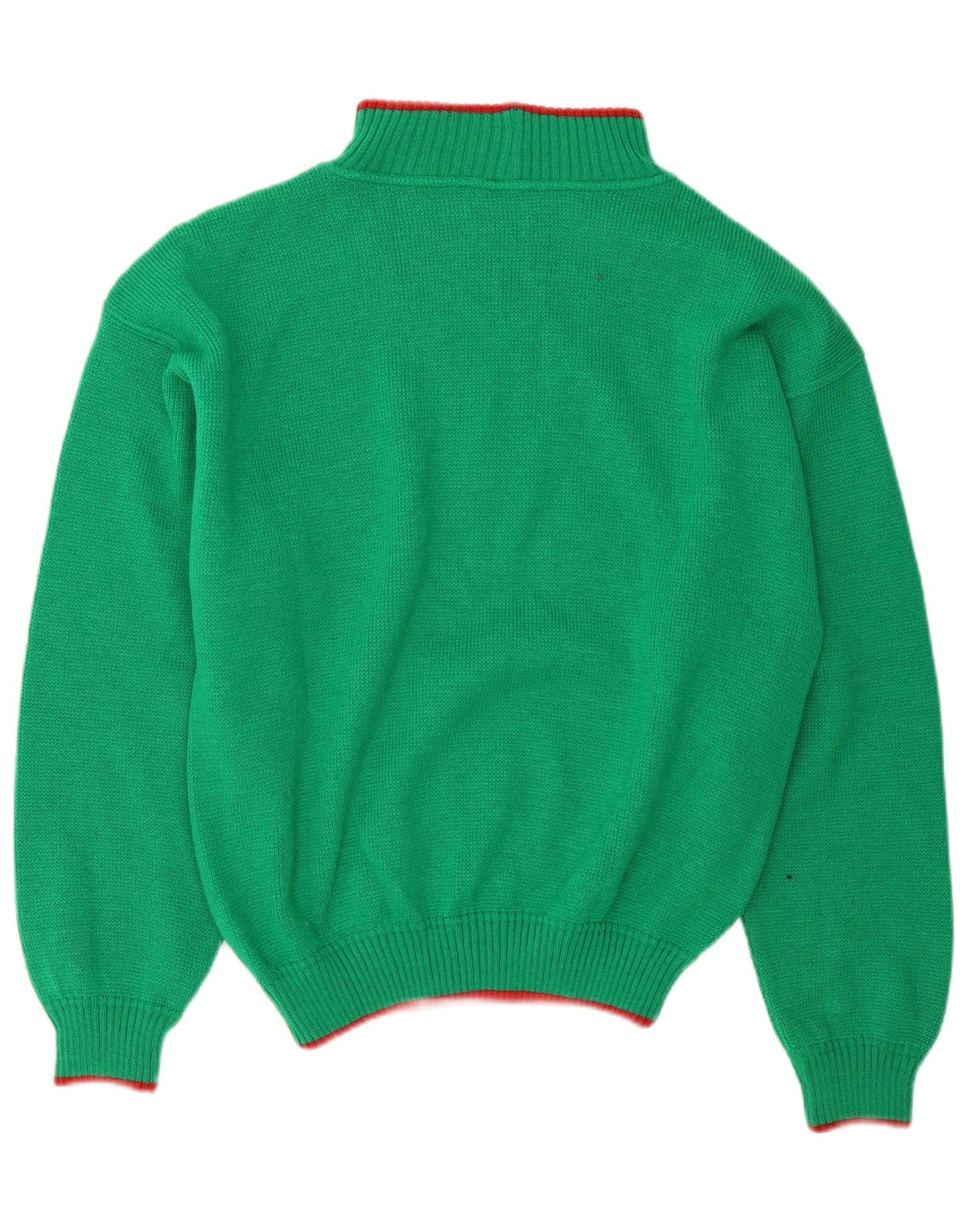 Foxhound Pull graphique à col roulé pour homme en laine verte