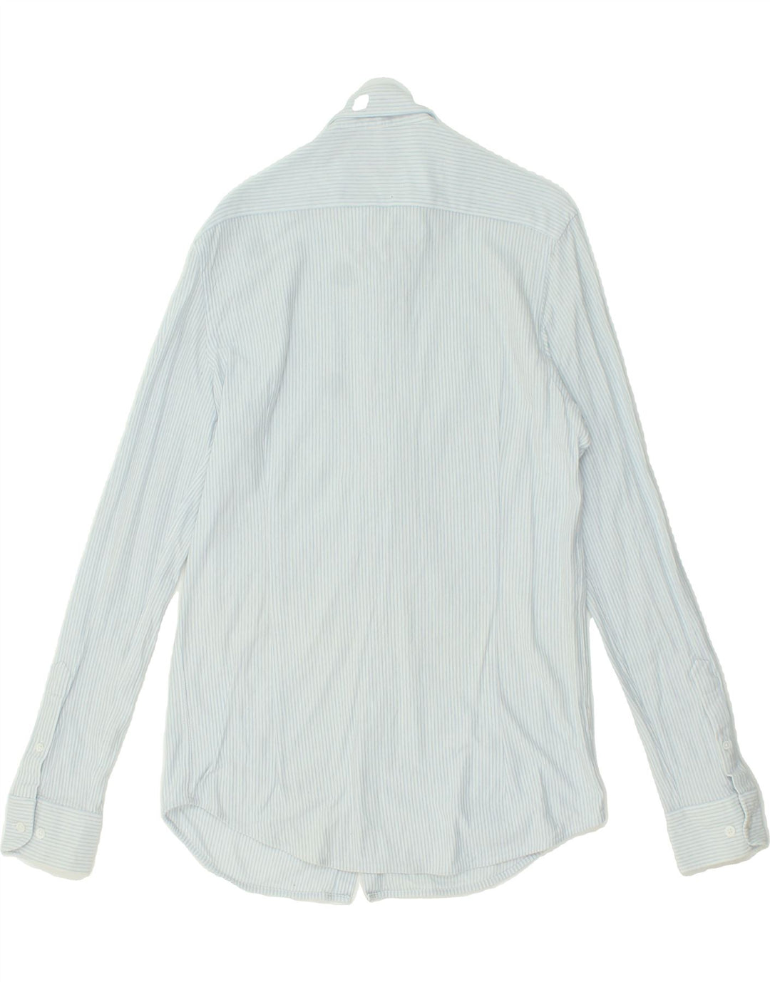 MASSIMO DUTTI Mens Shirt Large Blue Striped Vintage Massimo Dutti and Second-Hand Massimo Dutti from Messina Hembry 