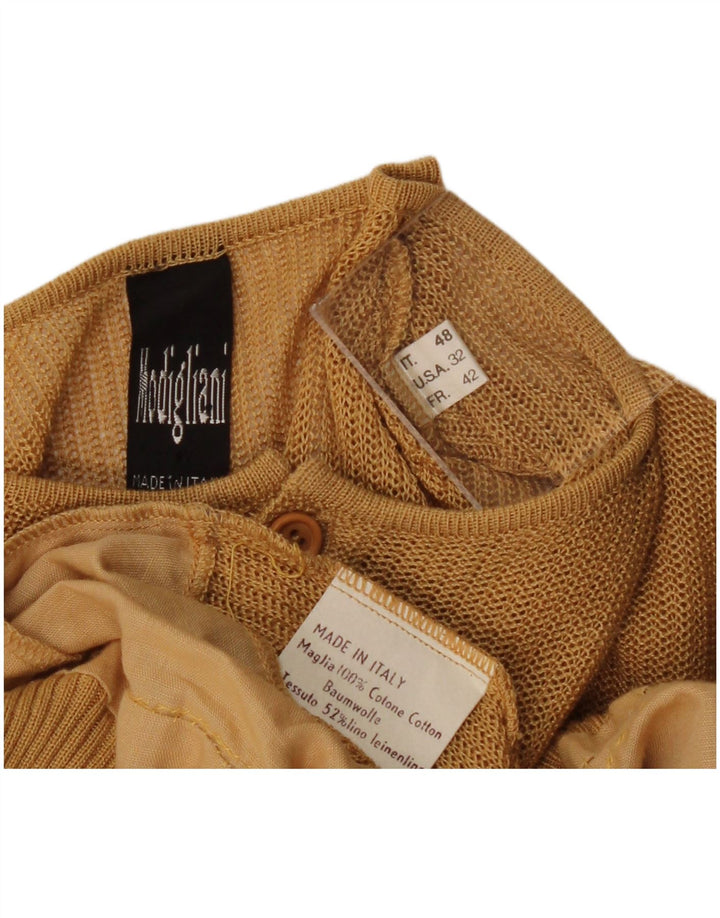 MODIGLIANI Pull col rond femme IT 48 XL Beige Colourblock
