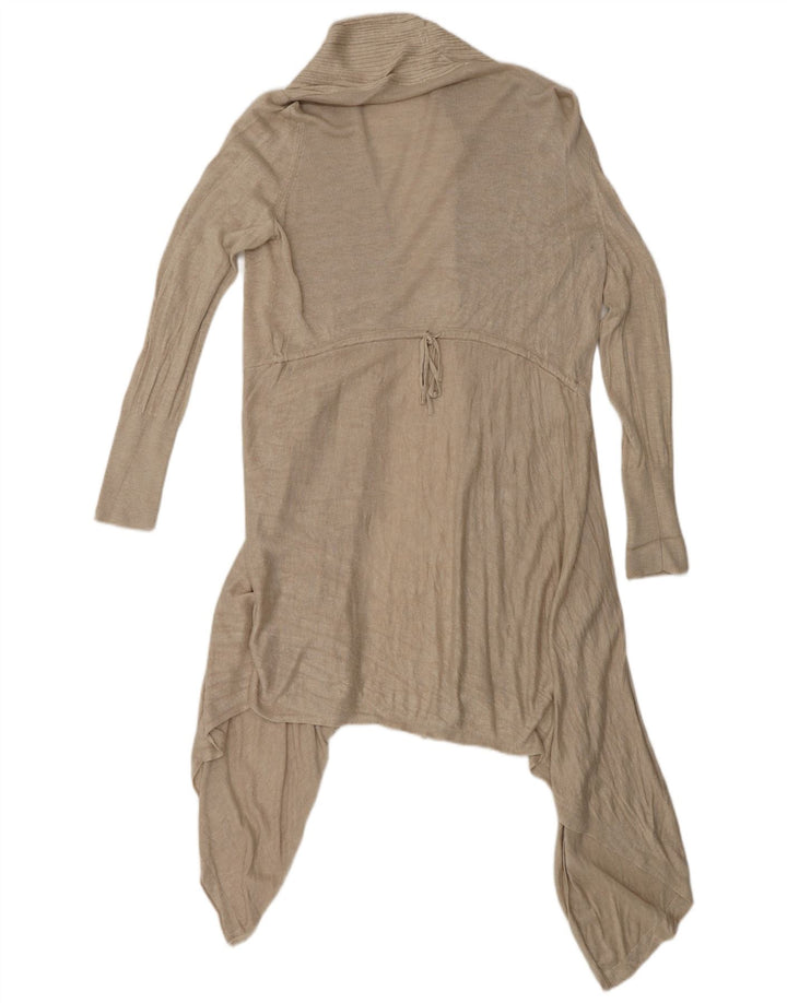 Marks & Spencer Pull cardigan asymétrique pour femme UK 16 Large Beige