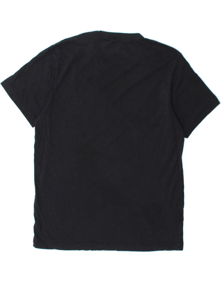 EDDIE BAUER Mens T-Shirt Top Medium Black Cotton Vintage Eddie Bauer and Second-Hand Eddie Bauer from Messina Hembry 