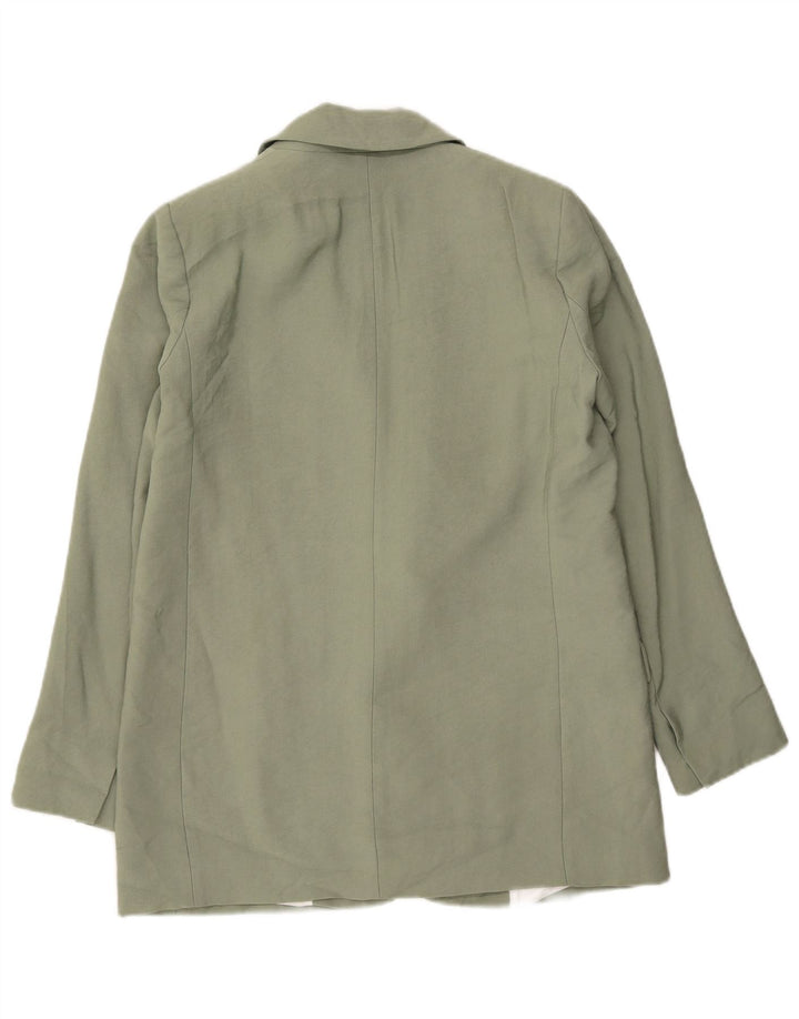 Zara Womens 1 Button Blazer Jacket UK 10 Petit Vert