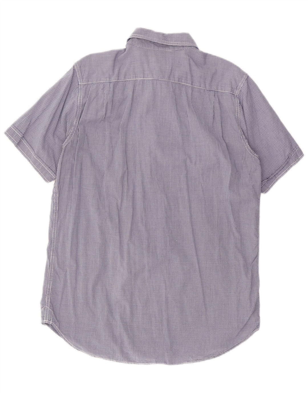 WOOLRICH Chemise à Manches Courtes Homme XL Bleu Marine Vichy