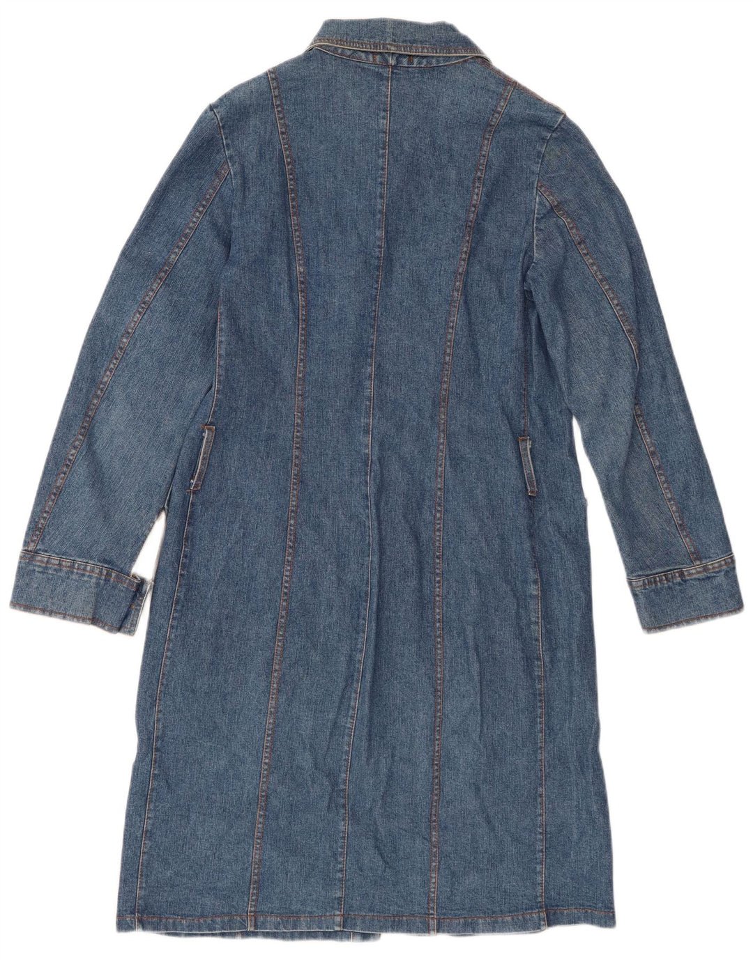Susy Mix Trench-coat en jean pour femme UK 10 Petit Bleu