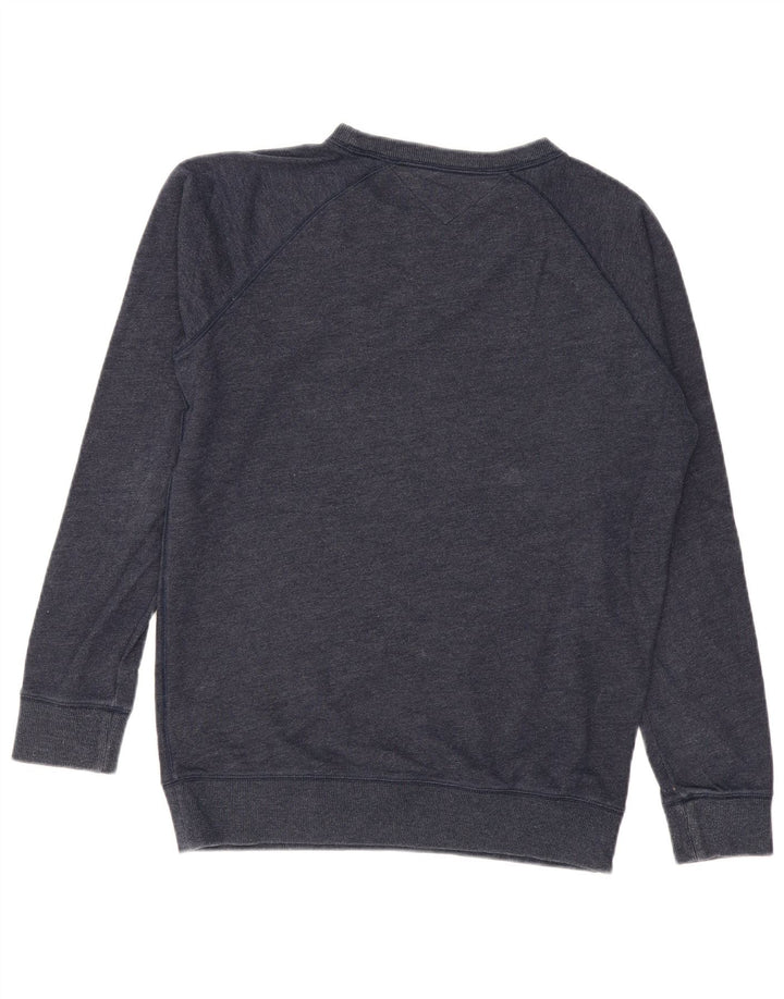 Tommy Hilfiger Sweat-shirt coupe classique pour homme en coton bleu marine moyen