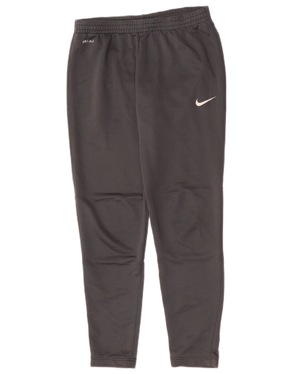 Nike Pantalon de survêtement Dri Fit Homme Gris Moyen Polyester