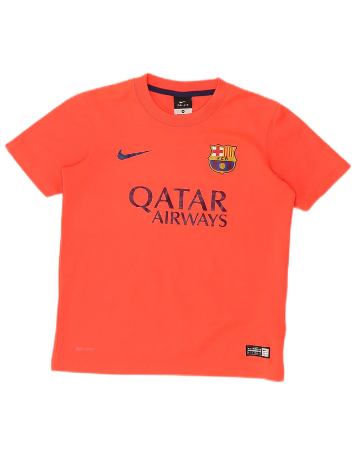 NIKE T-shirt graphique Barcelona pour garçon 10-11 ans Orange moyen