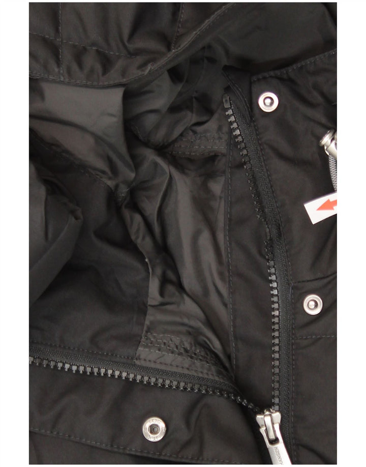 Helly Hansen Manteau rembourré à capuche pour femme UK 10 Petit Noir Polyester