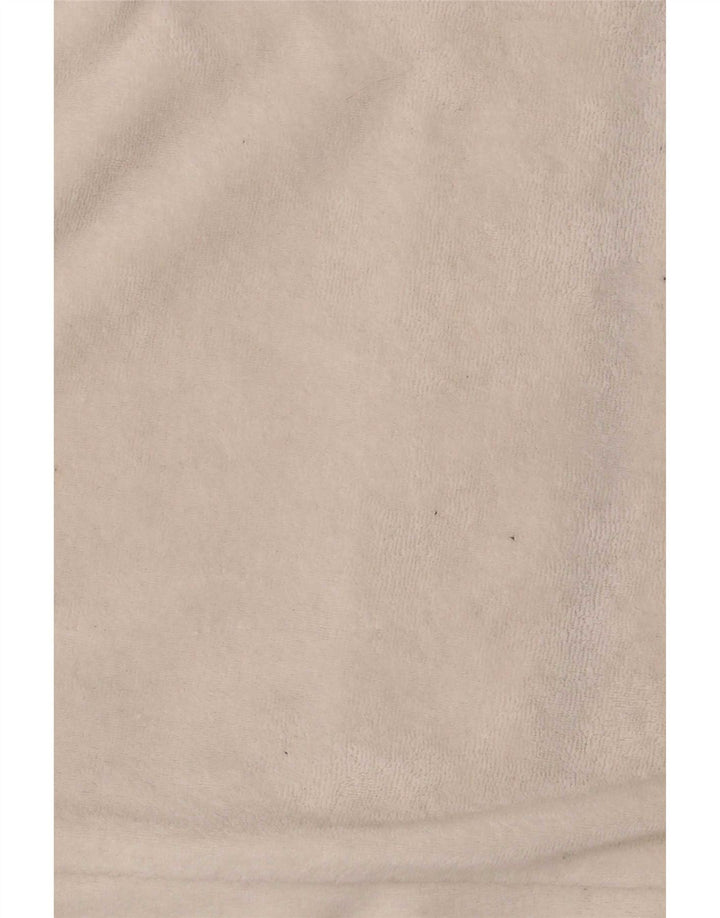 Slam Pull à capuche zippé surdimensionné en polaire pour femme UK 10 Petit polyester blanc