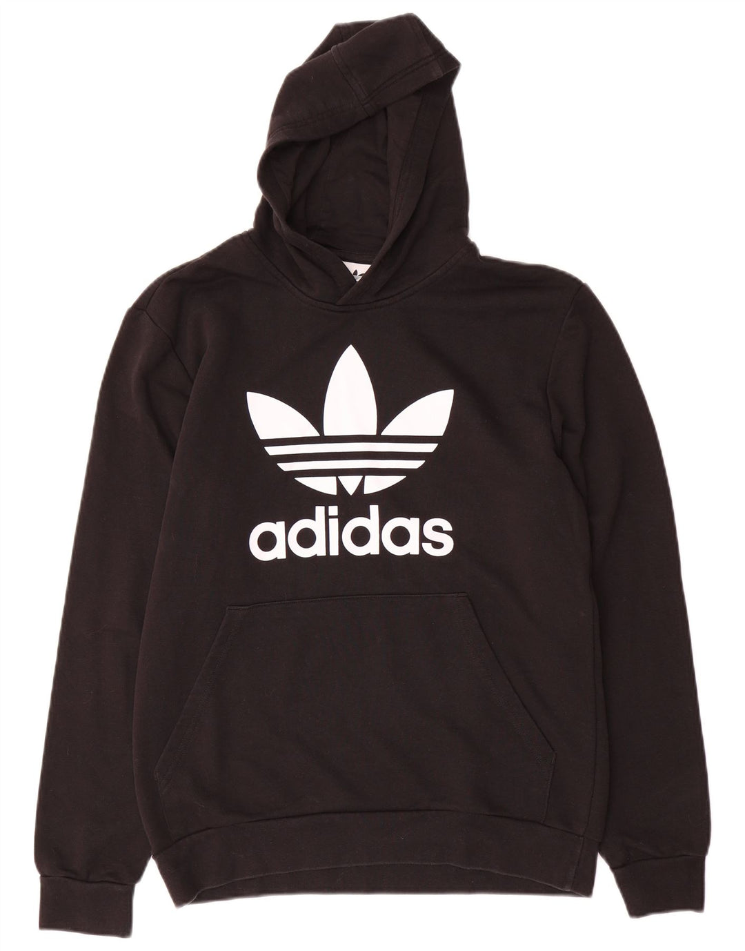 ADIDAS Pull à capuche graphique pour garçon 15-16 ans Noir Coton