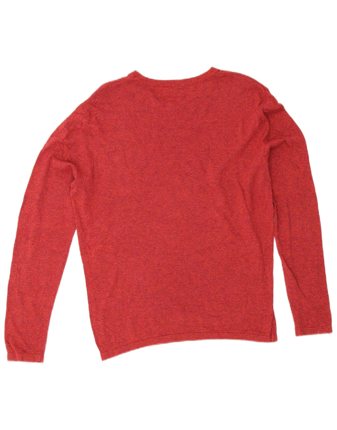 Zara Pull Col Bateau Homme Rouge Moyen Moucheté