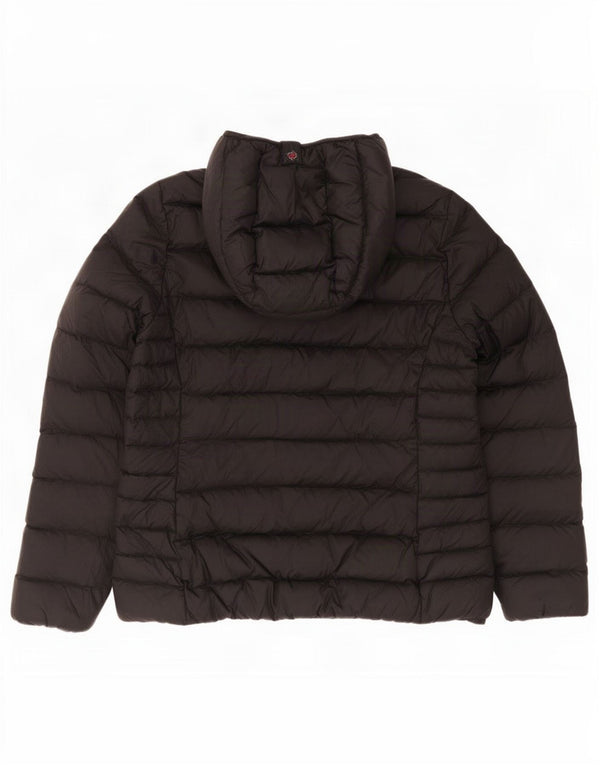 Canadiens Veste rembourrée à capuche pour femme UK 20 2XL Noir Polyamide
