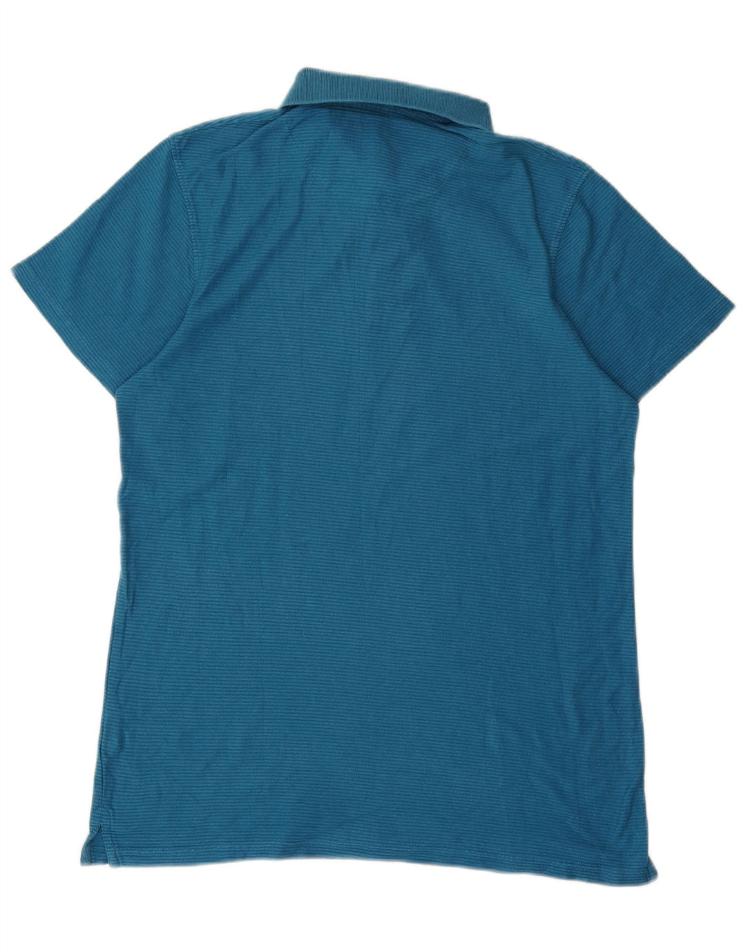 Mountain Warehouse Polo homme en coton à fines rayures bleu moyen