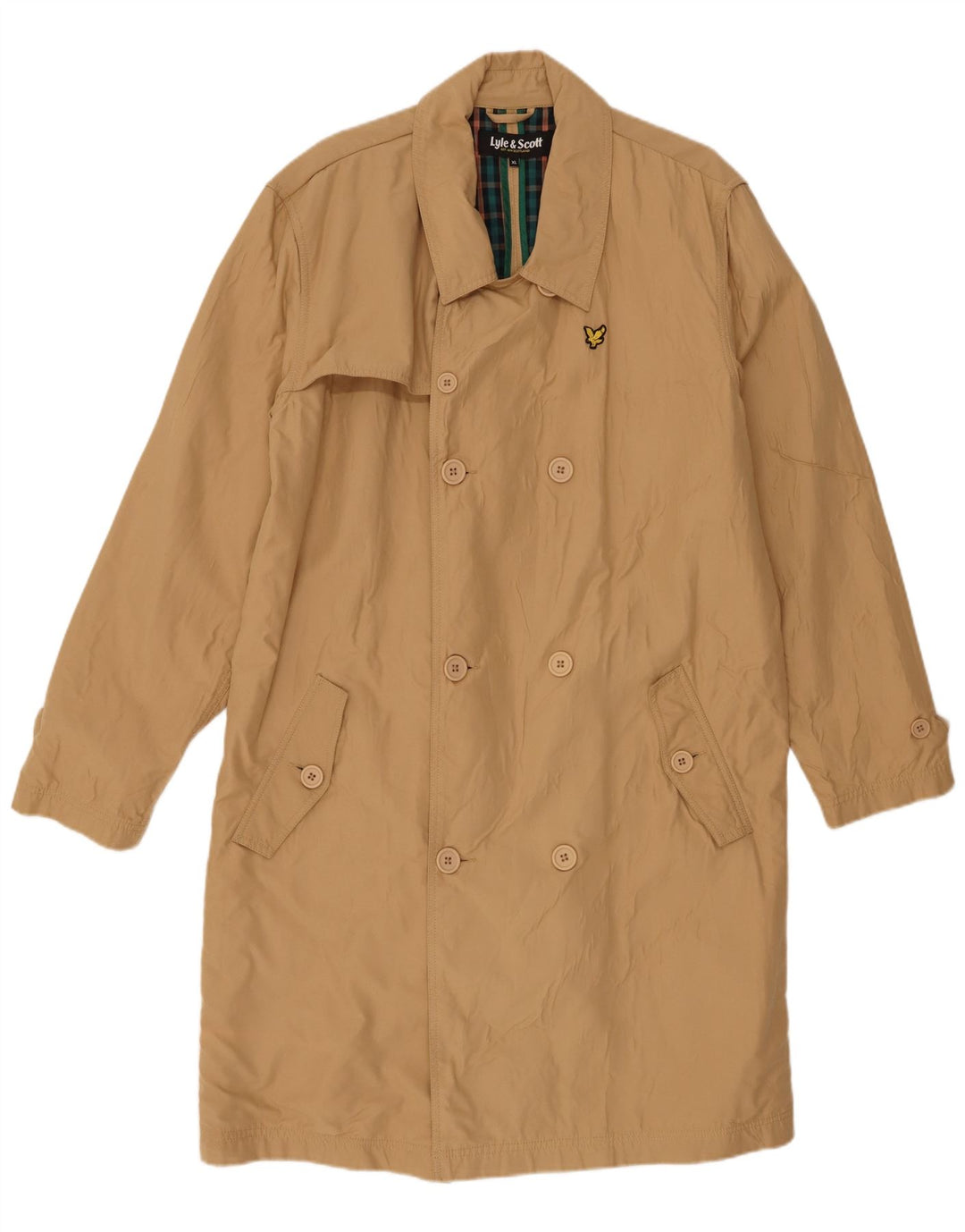 Lyle & Scott Trench-Coat Homme UK 42 XL Beige Polyester