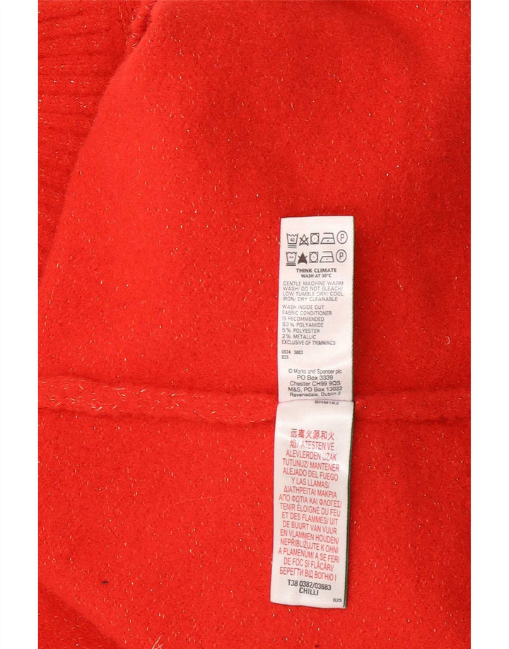 Marks & Spencer Pull col roulé pour femme UK 16 Large Rouge