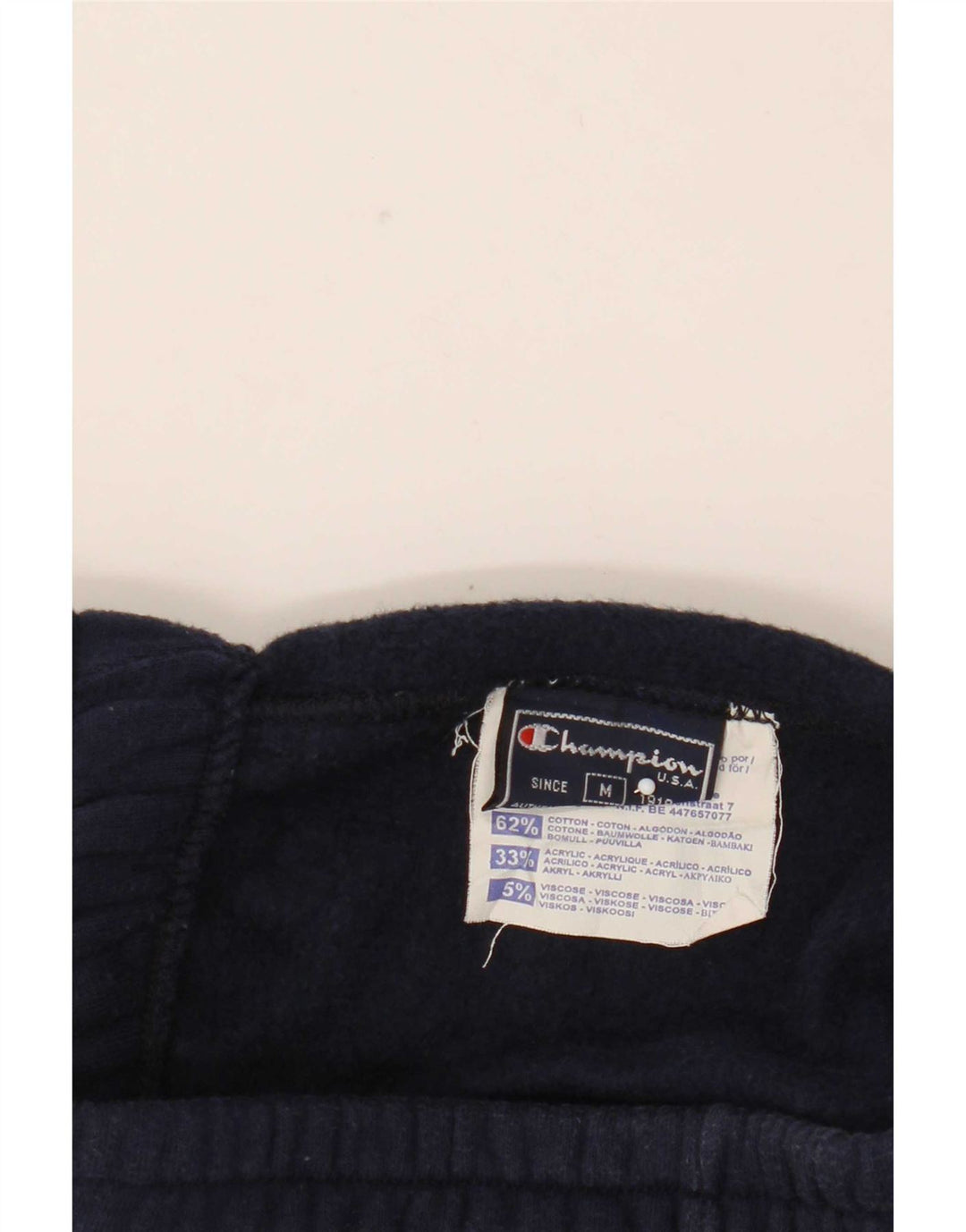 Champion Pantalon De Survêtement Homme Bleu Marine Moyen Coton