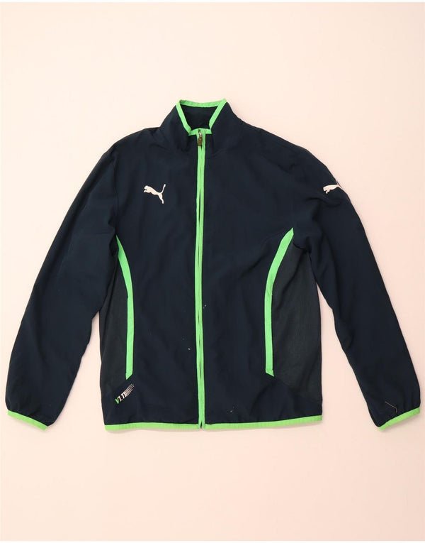 PUMA Mens Tracksuit Top Jacket  Small Navy Blue