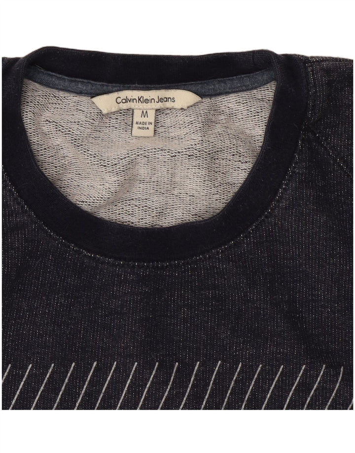 Calvin Klein Jeans Sweat-Shirt Graphique Homme Bleu Marine Moyen