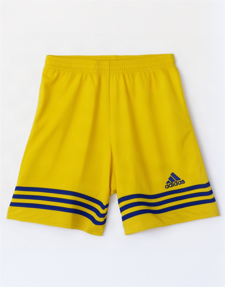 Adidas Short de sport Climalite pour homme Petit jaune Polyester