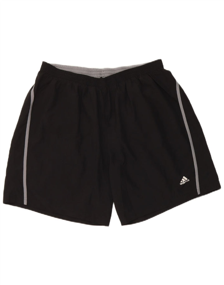 Adidas Short de sport pour homme Large Noir Polyester