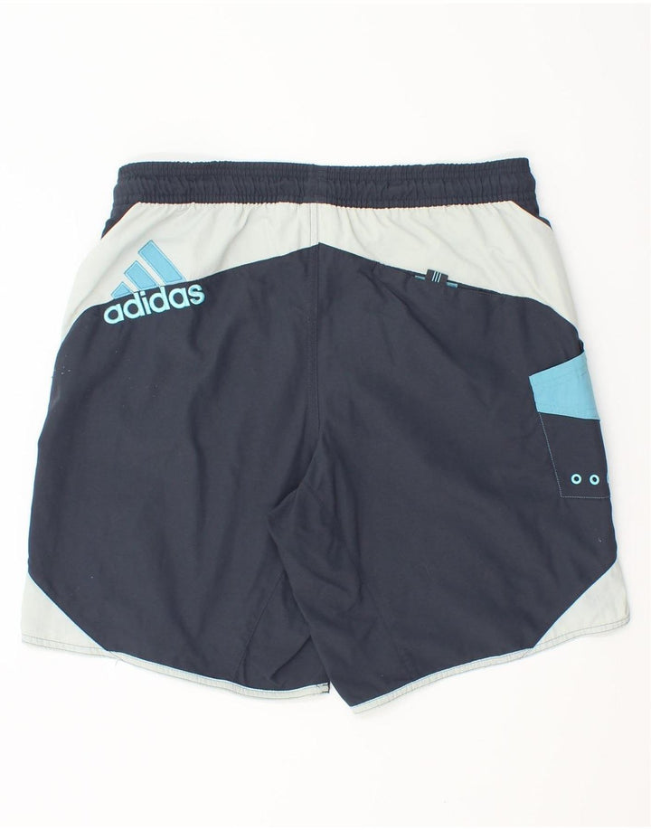 Adidas Short de bain pour homme Small Bleu marine Colourblock Polyamide