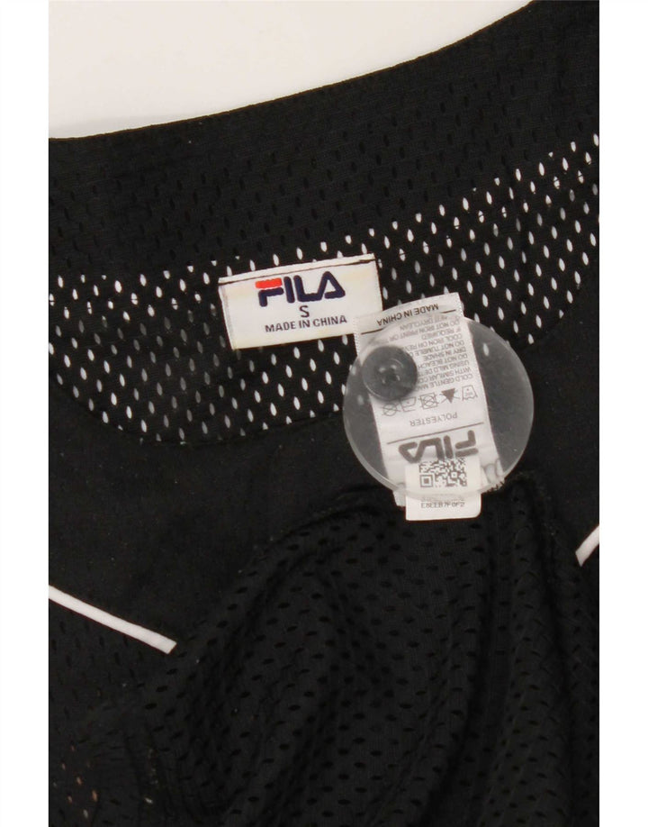 Fila Haut en Jersey Graphique Homme Petit Noir Polyester Colorblock