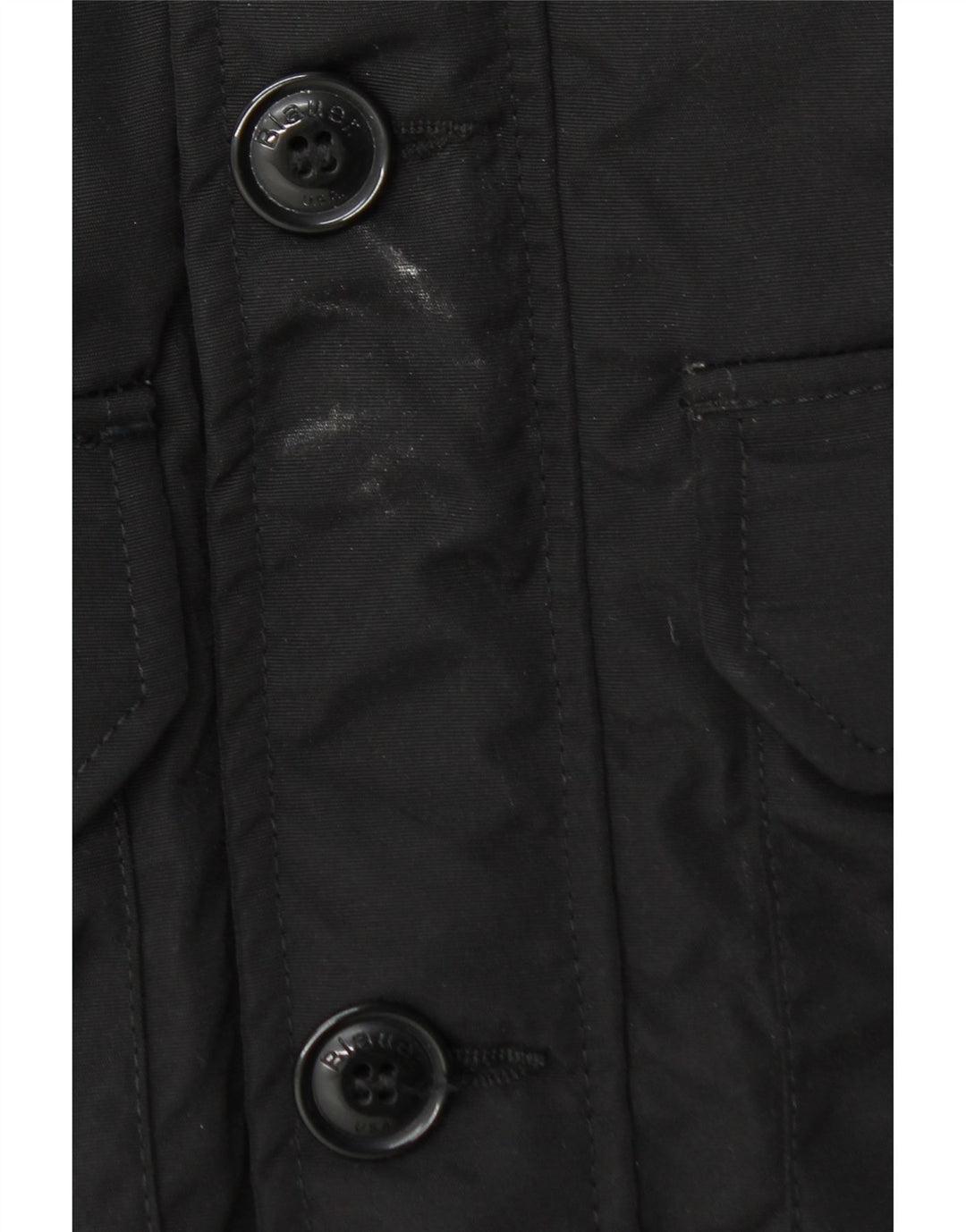 Blauer Veste militaire rembourrée pour homme UK 40 Large Noir Nylon