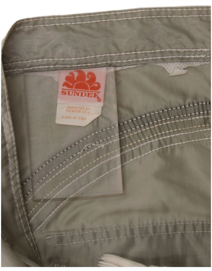 SUNDEK Short de bain homme grand nylon gris