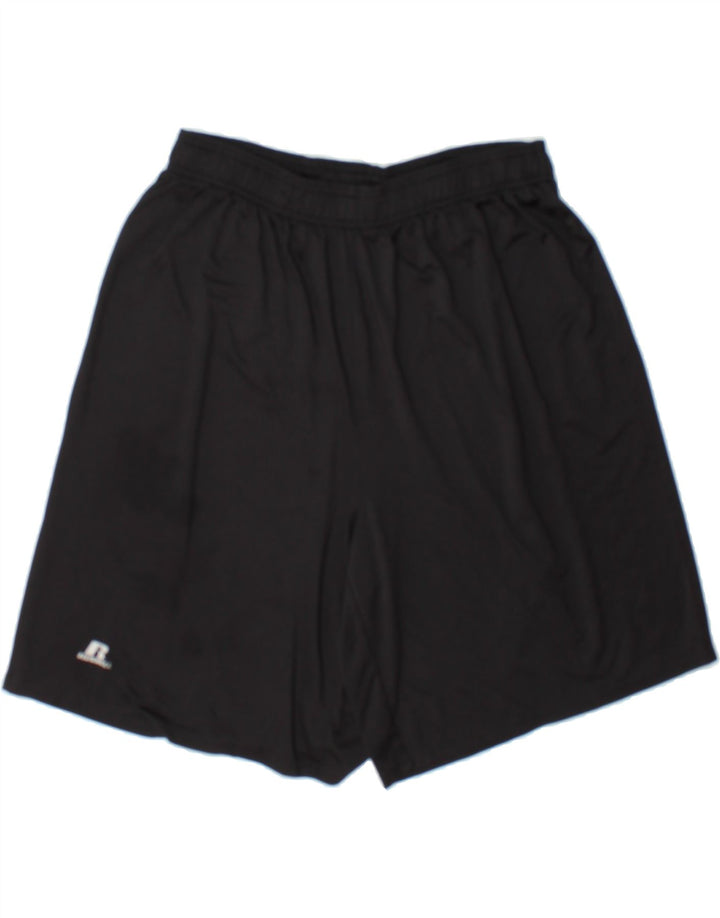 RUSSELL ATHLETIC Mens Sport Shorts Large Black Vintage Russell Athletic and Second-Hand Russell Athletic from Messina Hembry 