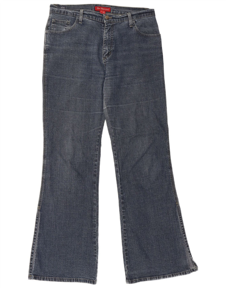 Ben Sherman Jean Bootcut Femme W32 L32 Bleu Coton