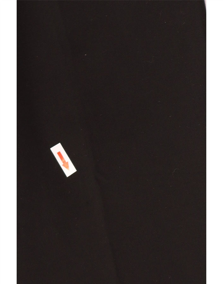 Zara Pantalon de costume fuselé pour femme Large W32 L27 Polyester noir