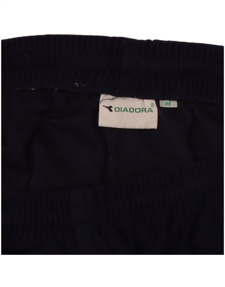 DIADORA Mens Tracksuit Trousers Medium  Navy Blue Polyester