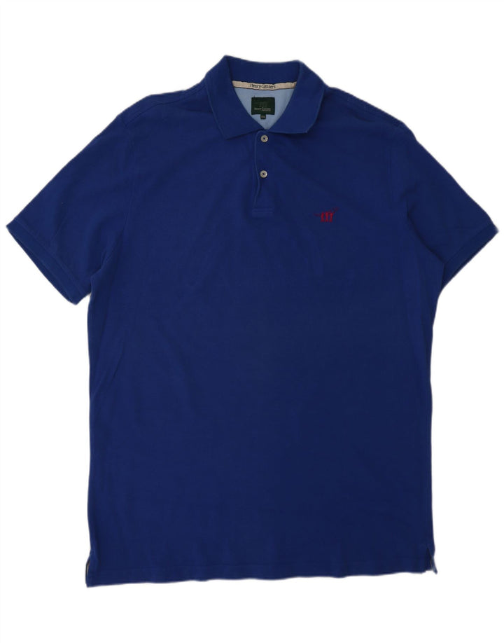 Henry Cottons Polo Homme 2XL Bleu Coton
