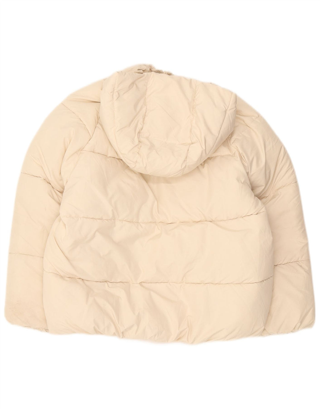 Zara Veste matelassée à capuche fille 11-12 ans Beige Polyester