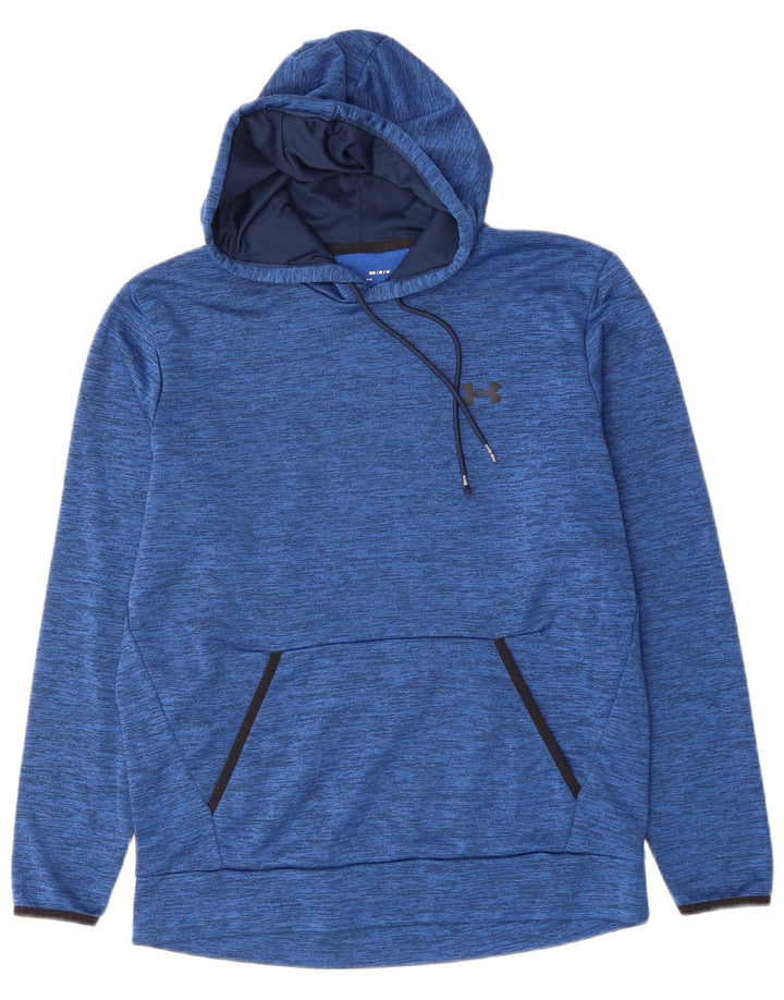 UNDER ARMOUR Pull à Capuche Coupe Ample Homme Bleu Moyen Moucheté Polyester