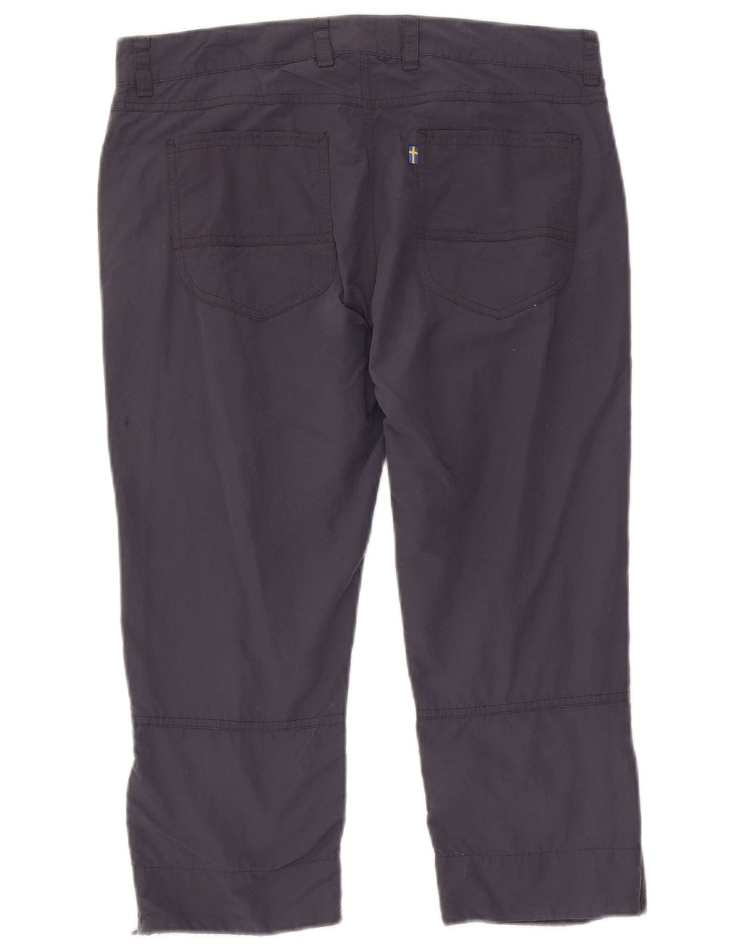 Fjall Raven Pantalon Capri Femme EU 40 Medium W31 L21 Bleu Marine Polyamide