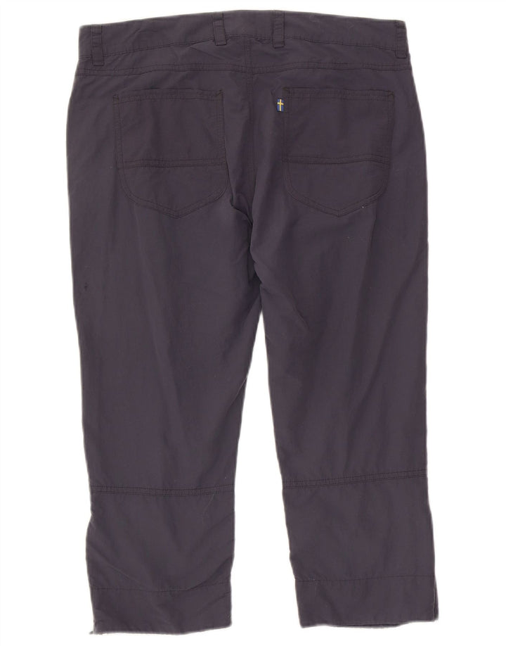 Fjall Raven Pantalon Capri Femme EU 40 Medium W31 L21 Bleu Marine Polyamide